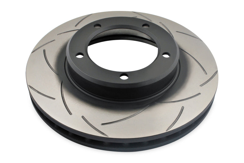 DBA 98-06 Toyota 70 Landcruiser (Feverse Mount) 4X4 Survival T2 Slotted Rear Brake Rotor
