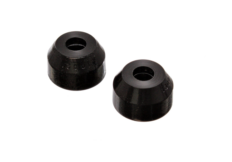 Energy Suspension eng9.13105G Tie Rod Dust Boot Set - Black Round Style