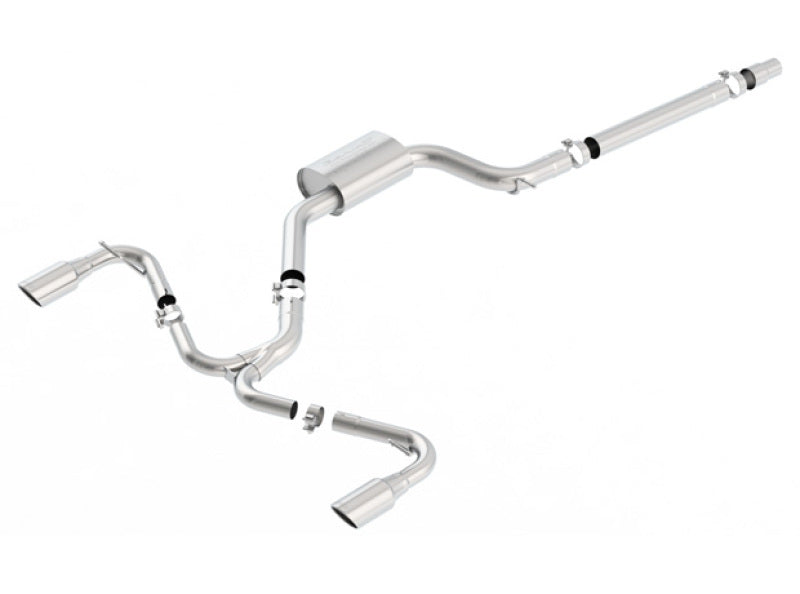 Borla 140750 S-Type Cat-Back Exhaust System for 2015-2017 Volkswagen GTI MK7 2.0L