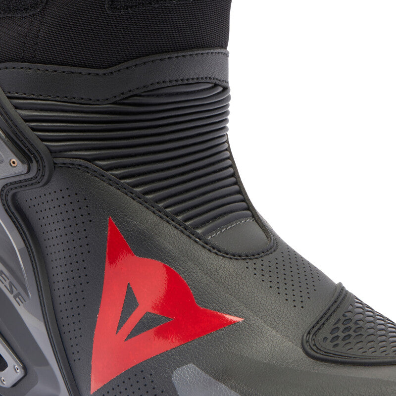 Dainese Axial 2 Air Boots Black/Black/Red Fluorescent Size - 44