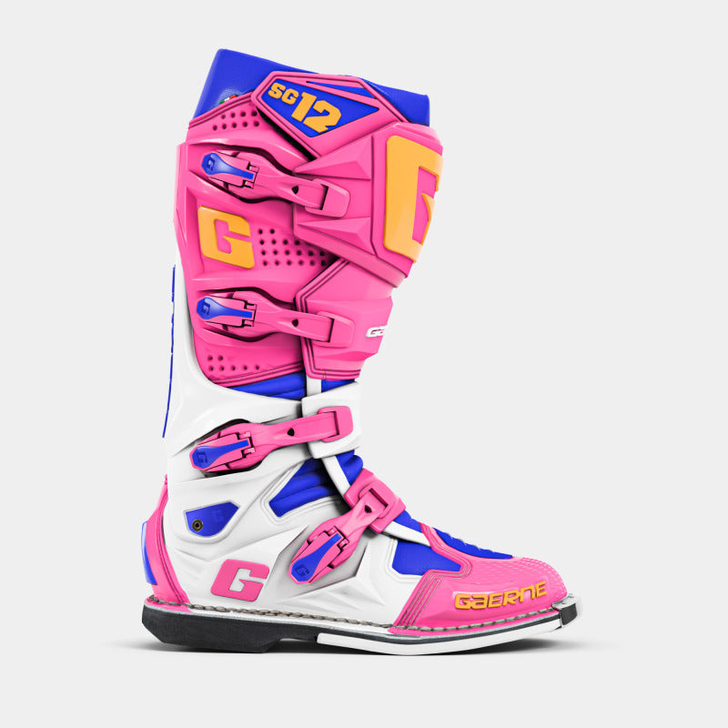 Gaerne GAR2174-130-9.5 SG12 Limited Edition Shockwave MX Multi Color Size 9.5