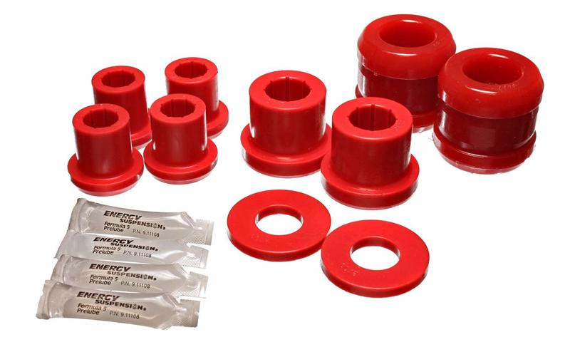 Energy Suspension - eng11.3107R - 04-07 Mazda RX-8 Red Front Control Arm Bushing Set