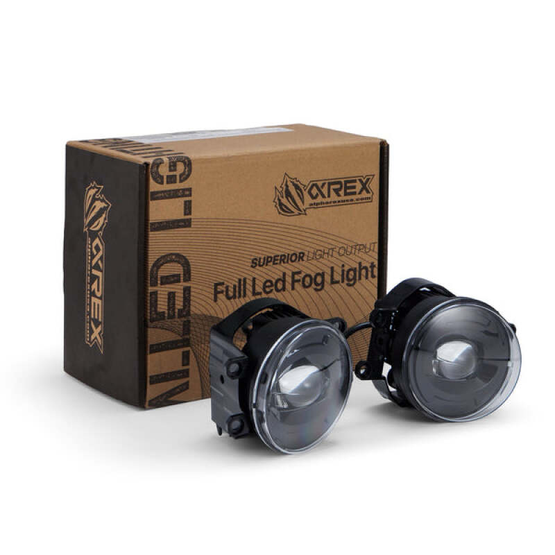 AlphaRex MKII DoubleTap LED Projector Fog Lights for Toyota, Lexus, and Scion – White/Amber