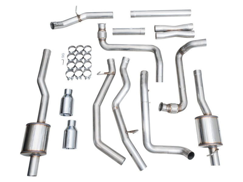 AWE Tuning 2025+ RAM 1500 3.0TT Rebel 0FG Cat-Back Exhaust with Chrome Silver Tips