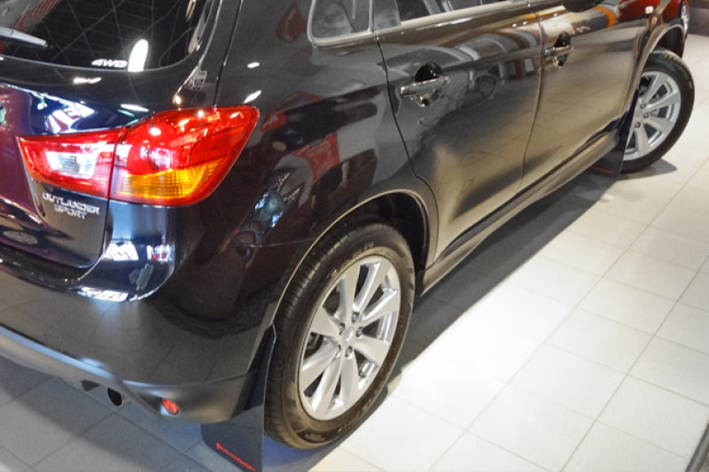 Rally Armor 10-19 Mitsubishi Outlander Sport/ASX/RVR Black UR Mud Flap w/ Grey Logo