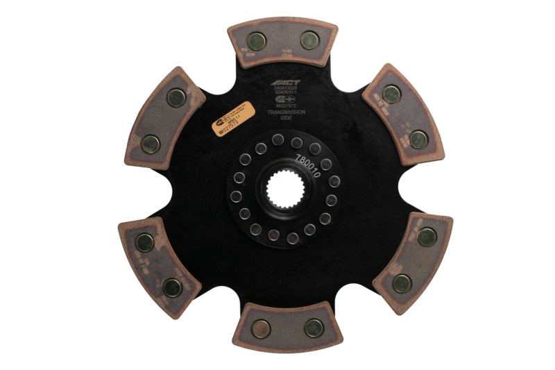 ACT 6240010 6-Pad Rigid Race Clutch Disc for 2017-2018 Honda Civic