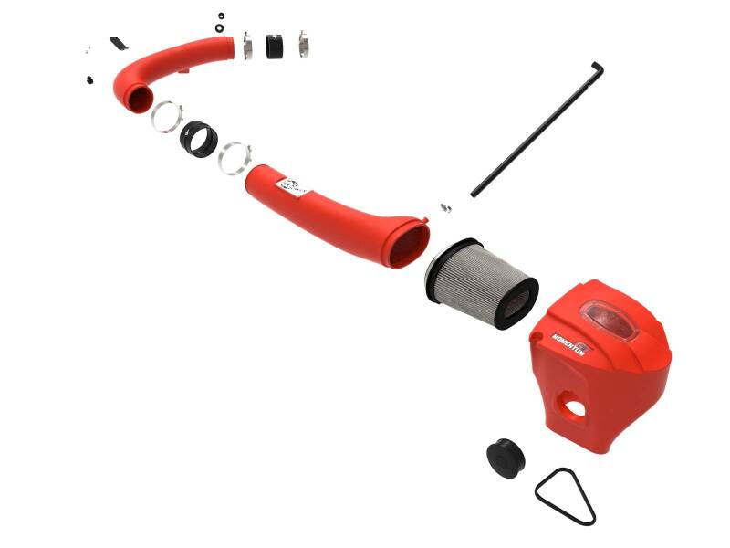 aFe Momentum GT Pro DRY S Cold Air Intake System, Red, Part Number 51-72201-R, for Dodge Challenger, Charger and Chrysler 300 3.6L V6