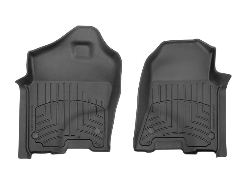 WeatherTech 2019+ Ram 1500 Quad & Crew Cab Front 3D Floor Mats - Black