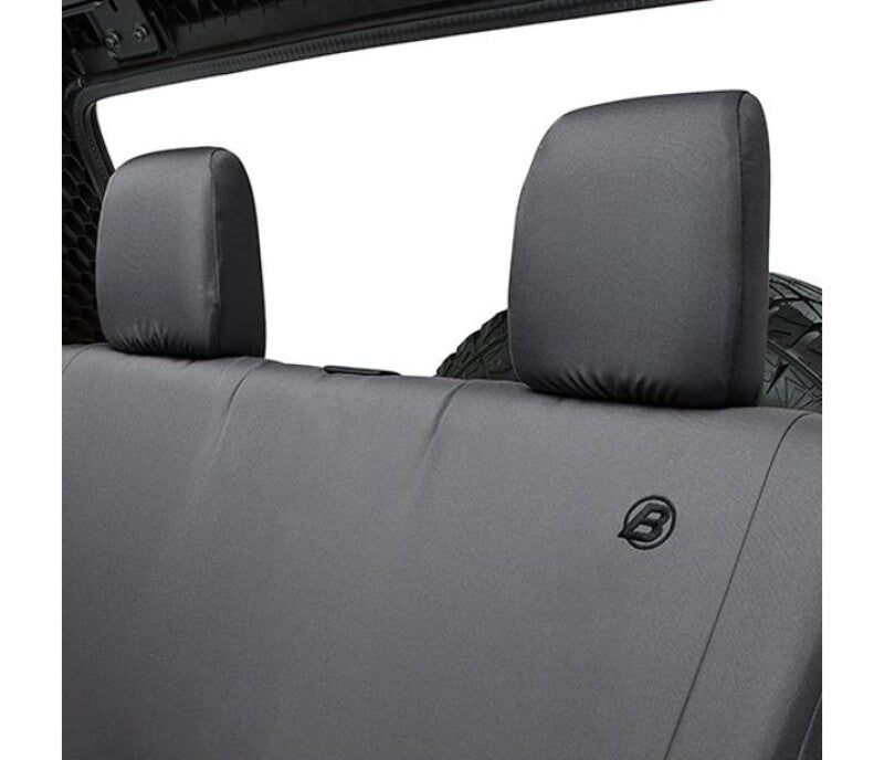 Bestop Rear Seat Cover for Jeep 2008-2012 Wrangler JK 4-Door - Black Diamond