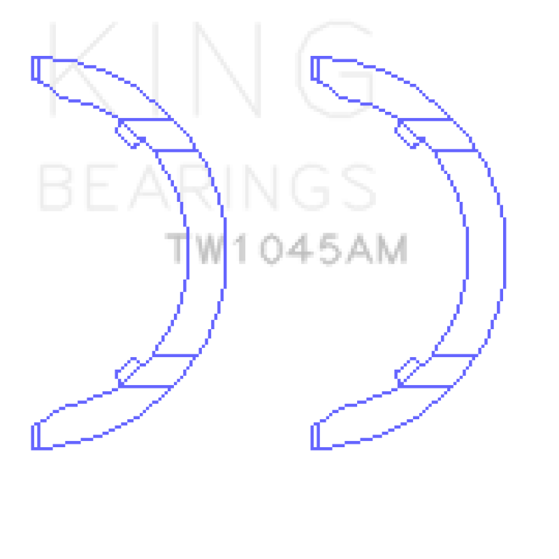 King Engine Bearings TW1045AM Thrust Washer Set for 1.8L Audi CDAA, CDHA, CDHB and CDAB Engines