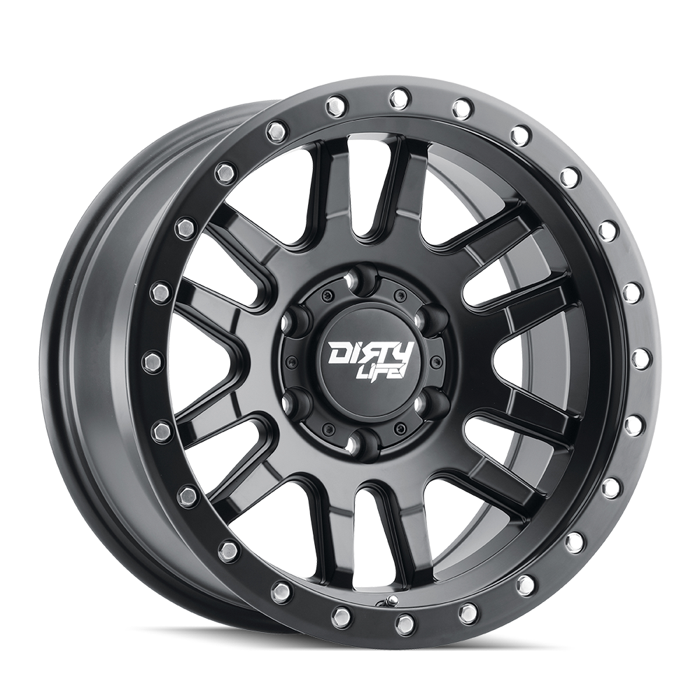 Dirty Life Race Wheels - 9309-7983MB0 - Aluminum Wheels -  Canyon Pro 9309 Satin Black 17X9 6-139.7 0Mm 106Mm