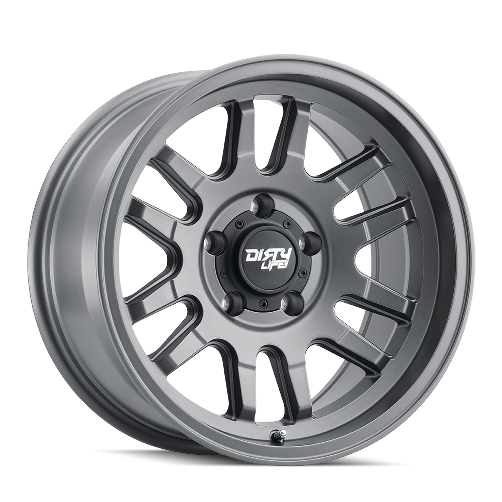 Dirty Life Race Wheels - 9310-7983MGT0 - Aluminum Wheels -  Canyon 9310 Satin Graphite 17X9 6-139.7 0Mm 106Mm