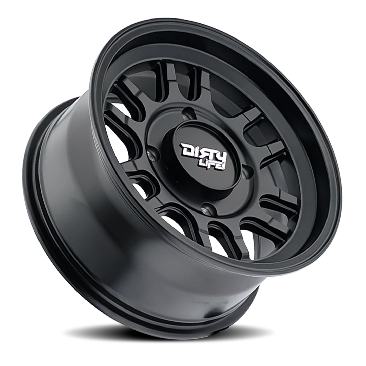 Dirty Life Race Wheels - 9310S-47101MB - Aluminum Wheels -  Canyon Sport Sxs 9310S Matte Black 14X7 4-156 13Mm 131.1Mm