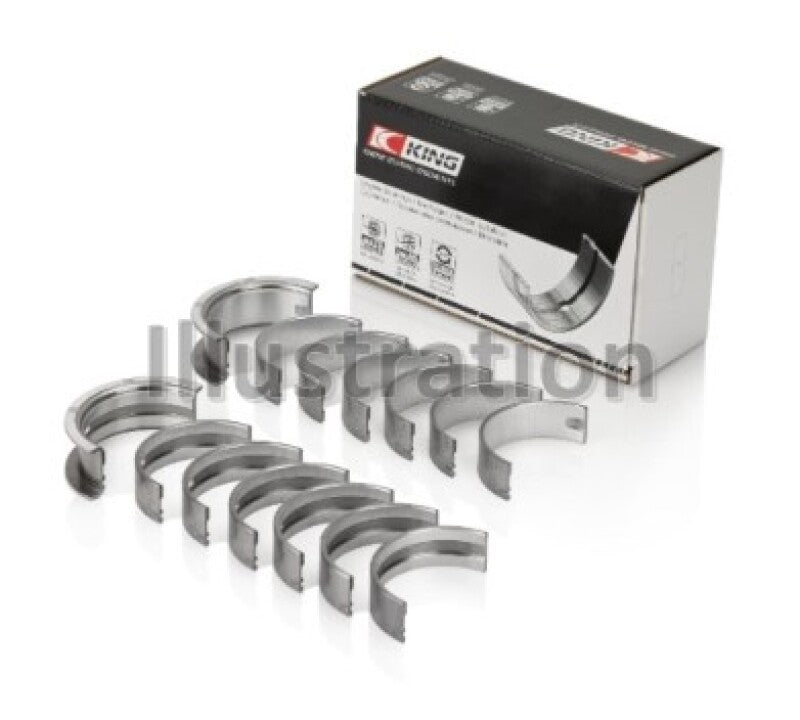 King Engine Bearings MB798AM Standard Main Bearing Set for BMW M20, M50B25 and M52 Engines