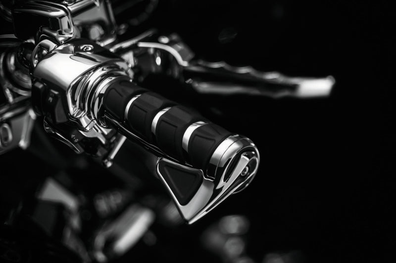 Kuryakyn Kinetic Throttle-By-Wire Motorcycle Grips, Chrome – Part 6352