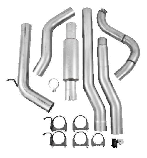 MBRP Armor Lite S6150P Turbo-Back Exhaust System for 1989-1993 Dodge W250/W350 5.9L Cummins 4WD