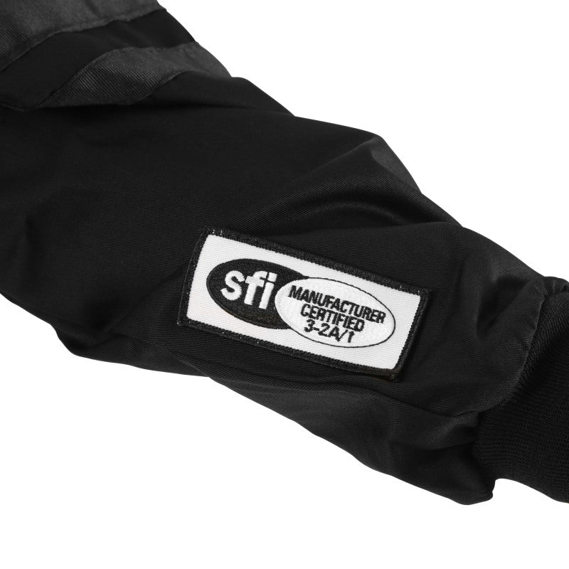 RaceQuip rqp111003RQP Black SFI-1 Single-Layer Race Jacket - Medium