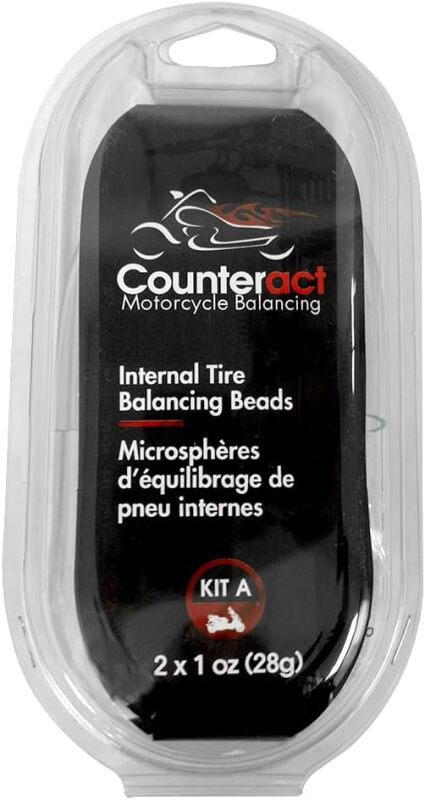 Counteract Motorcycle Balancing Bead DIY Kit with Two 1oz Bags - Easy Wheel Balancing Solution by Counteract