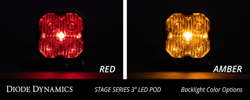 Diode Dynamics SS3 Sport ABL White Combo Flush LED Pods, Pair - DD6920P