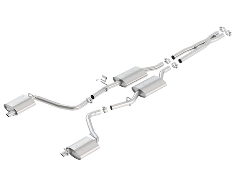Borla 140686 ATAK Cat-Back Exhaust System for 2015–2021 Chrysler 300 and Dodge Charger 3.6L V6