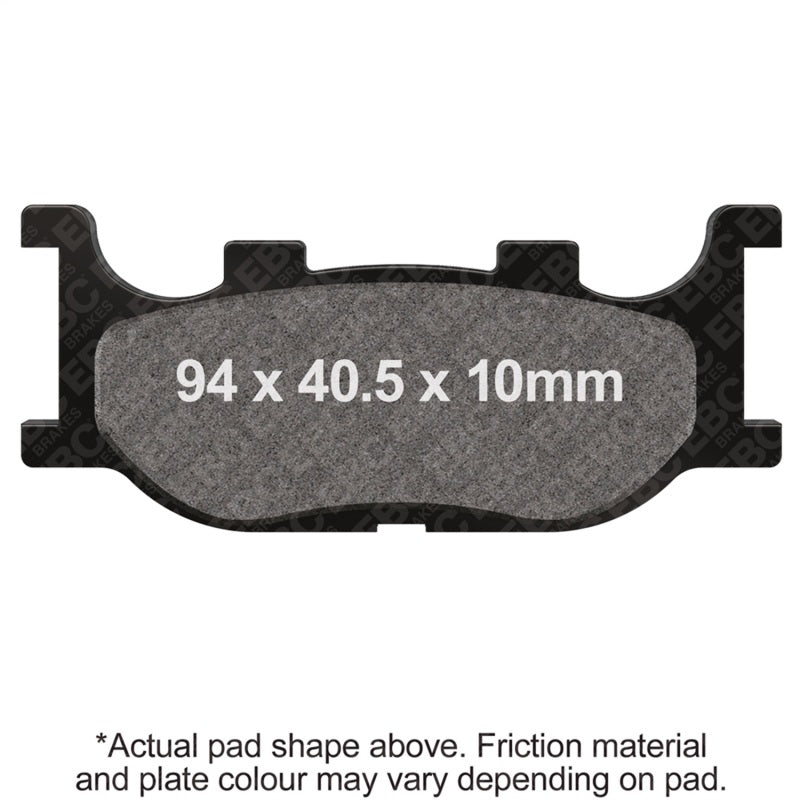 EBC Powersports SFA199 Organic Front Left Brake Pads for 2006-2008 Yamaha CP250 Morphous