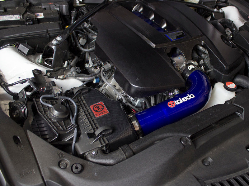 aFe Takeda Stage-2 Pro DRY S Cold Air Intake System with Blue Tube for Lexus RC F, GS F and IS 500 5.0L V8 – TR-2017L-D