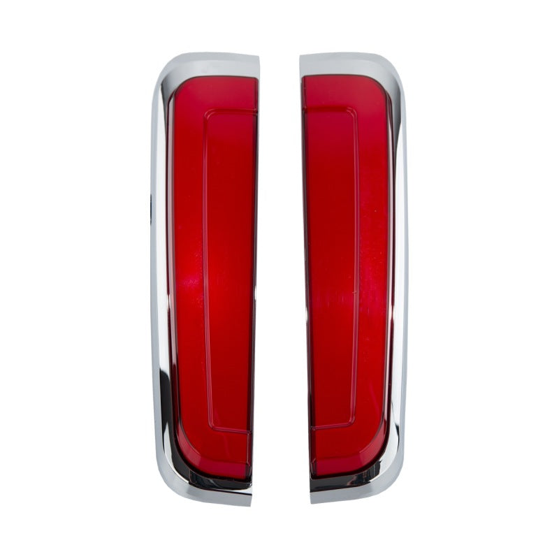 Kuryakyn Tracer LED Rear Lights for Harley-Davidson Tri Glide, Red/Chrome - Part 20034-1