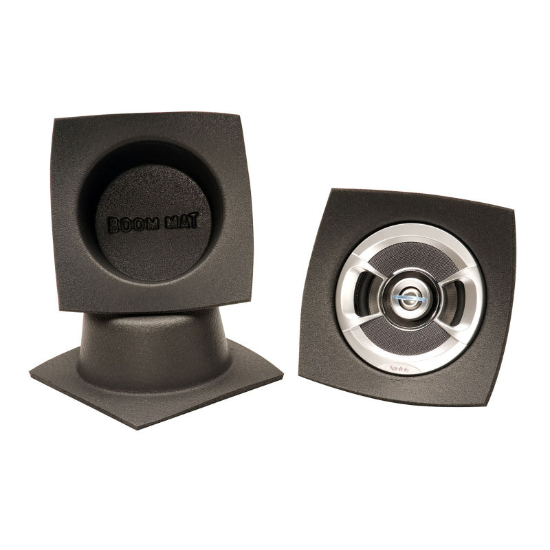 DEI Speaker Baffles 5.25in Round 6.5in Wide 6.5 Height 2.5in Deep - Pair