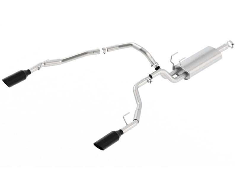 Borla 140307BC S-Type Cat-Back Exhaust System for 5.7L V8 Ram 1500