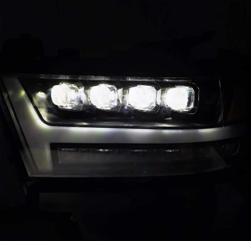 AlphaRex NOVA LED Projector Headlights for 2019-2020 Ram 1500 HD, Plank Style, Gloss Black