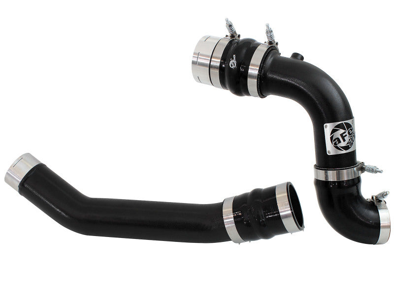 aFe BladeRunner 3-Inch Aluminum Hot and Cold Intercooler Charge Pipe Kit, Black, Part Number 46-20144-B