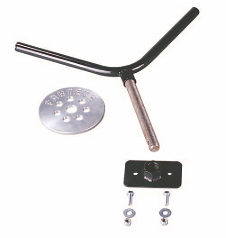 Fabtech fabFTT10001BK Universal Flat Spare Tire Mount - Black