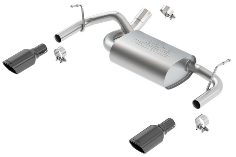 Borla 11834BC Touring Cat-Back Exhaust System for 2012-2018 Jeep Wrangler JK 3.6L V6