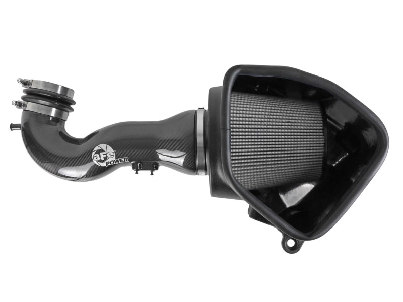 aFe Track Series Carbon Fiber Cold Air Intake with Pro DRY S Filter for GM 5.3L and 6.2L V8