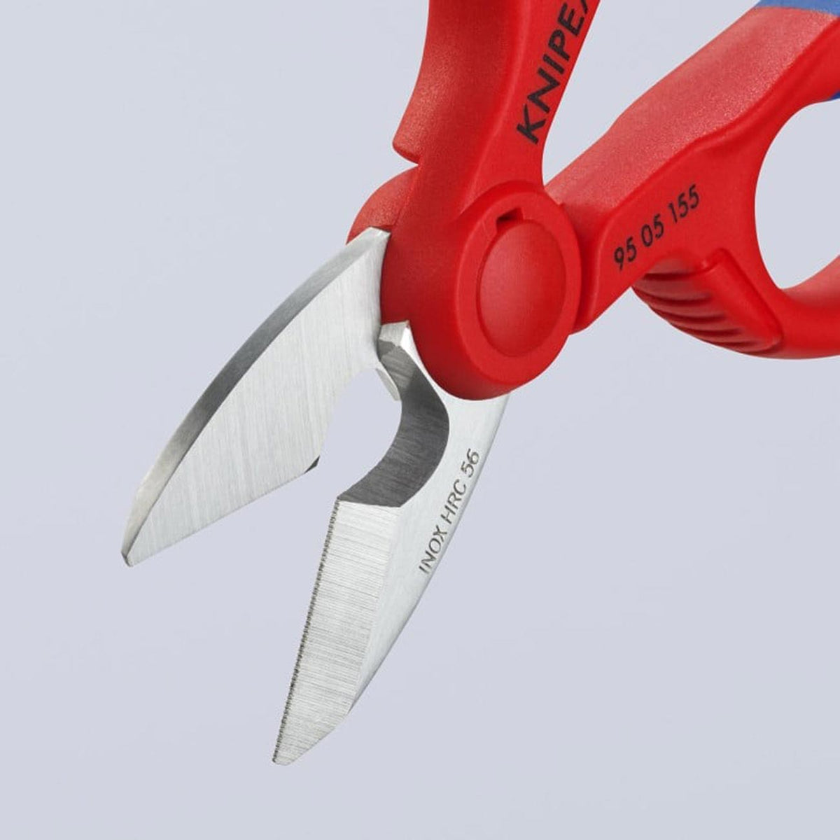 Knipex Electrician's Shears 6-Inch, Part Number 9505155SBA