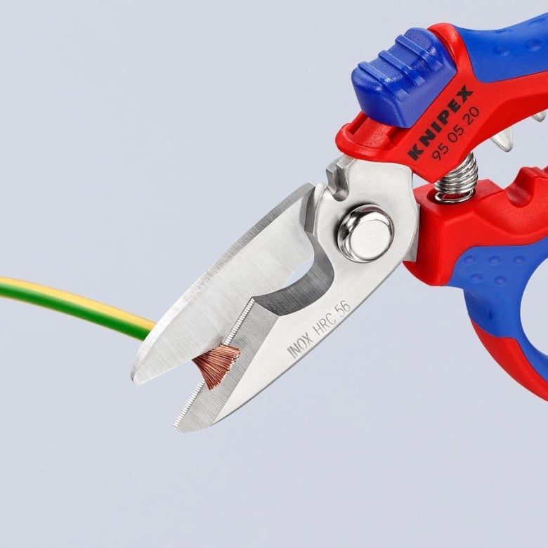Knipex 950520US Angled Electricians' Shears, 6-1/4-Inch