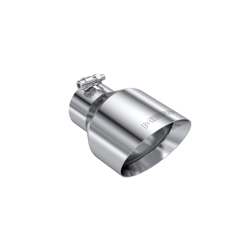 MBRP Armor Pro T304 Stainless Steel Exhaust Tip T5187, 3-Inch Inlet, 5-Inch Outlet, 8-Inch Angle Cut