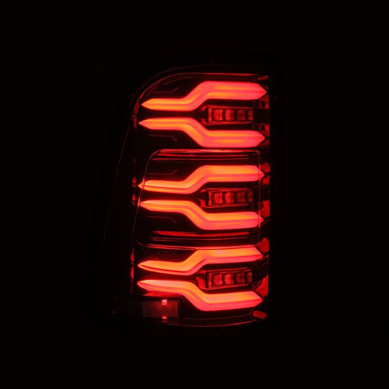 AlphaRex LUXX-Series LED Tail Lights Alpha-Black with Active Light and Sequential Signal for 2019-2020 Ram 1500 - ARX640030