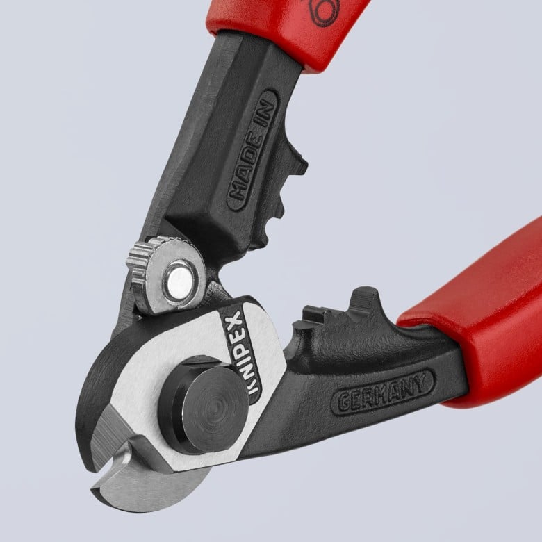 Knipex Wire Rope Shears, 7-1/2 in