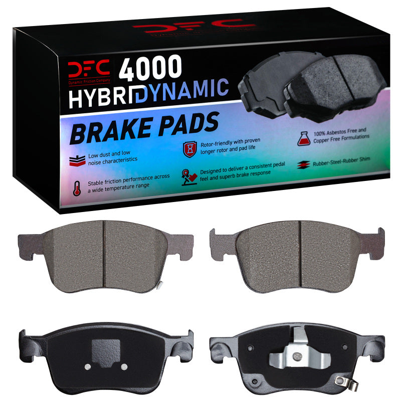 DFC DFC4000-2115-00 HybriDynamic Brake Pads for 2018-2019 Honda Accord and Civic Sedan