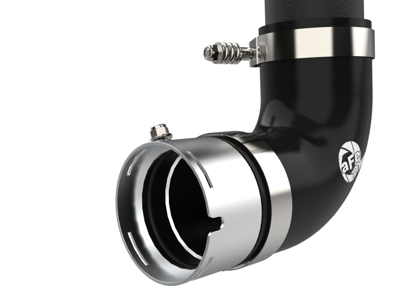 aFe POWER BladeRunner Hot Charge Pipe Kit, Part 46-20588-B, Black, 2021-2026 Ford Bronco 2.7L V6 Turbo