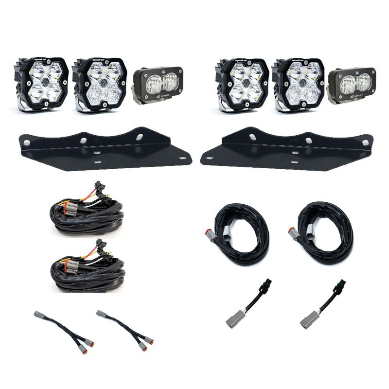 Baja Designs 17-20 Ford Raptor Squadron Sport 2.0/S2 Fog Pocket Kit – Multi Pattern Clear