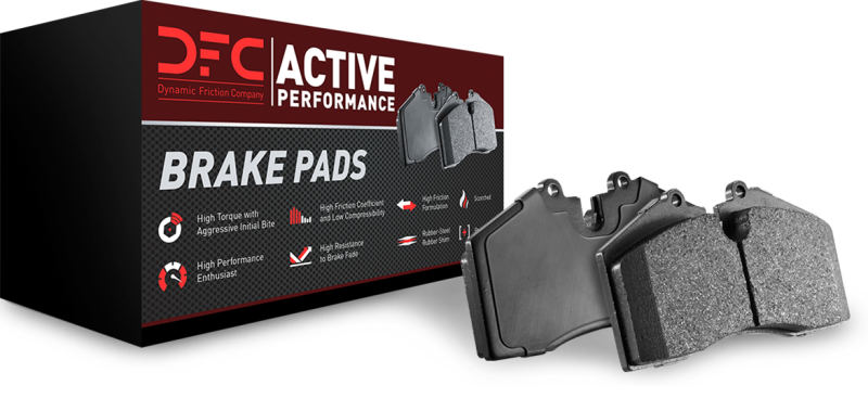 DFC Part Number DFC1115-1697-00 Front Low Metallic Active Performance Brake Pads for Honda and Acura Vehicles