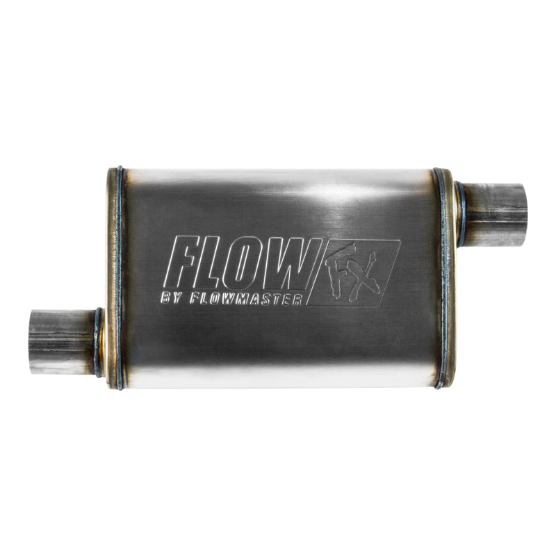 Flowmaster FlowFX Muffler 2.50 Inch Inlet/Outlet - Moderate Sound, Stainless Steel