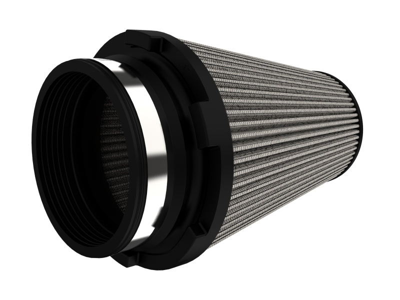 aFe MagnumFLOW Pro DRY S Universal Air Filter, 4-Inch Flange, 6-Inch Base, 4-Inch Inverted Top, 8-Inch Height - 21-91155