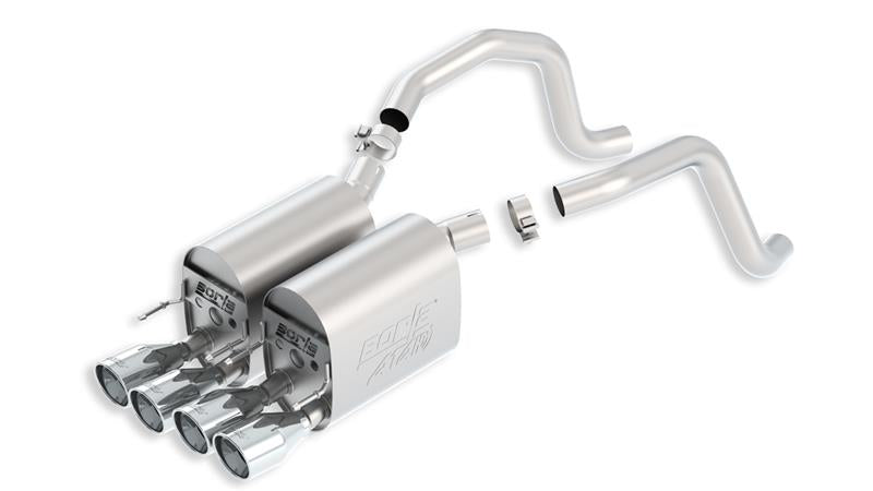 Borla 11816 ATAK Axle-Back Exhaust System for 2005-2008 Chevrolet Corvette C6