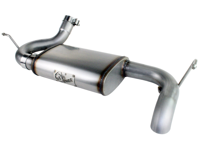 aFe MACH Force XP Hi-Tuck Axle-Back Exhaust System for 2007-2018 Jeep Wrangler JK V6 3.6L/3.8L - 49-46219