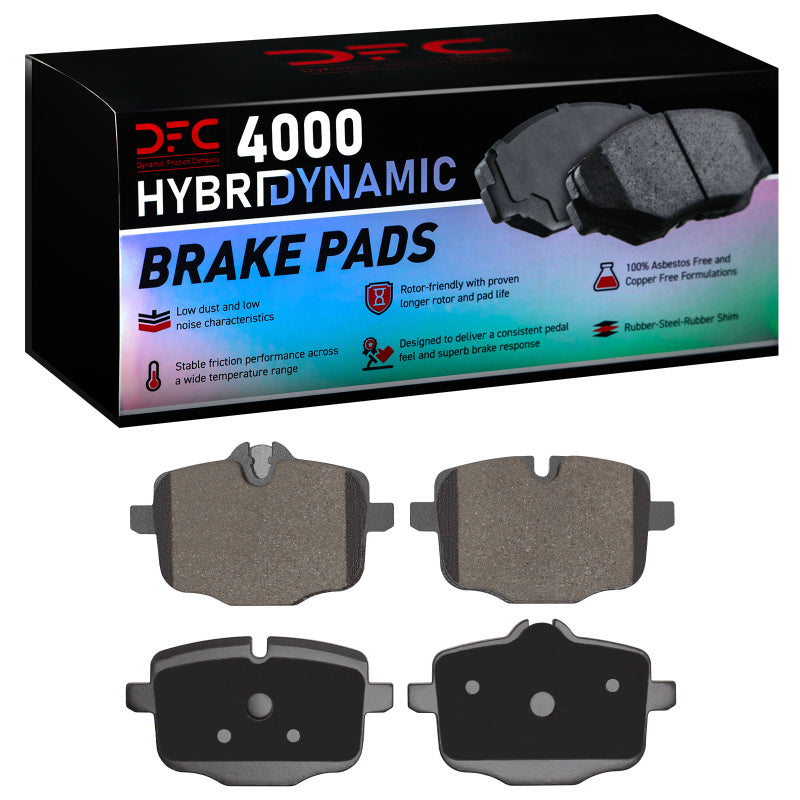 DFC 4000 HybriDynamic Brake Pads for BMW M6 Gran Coupe Rear - Reliable Stopping Power and Quiet Operation