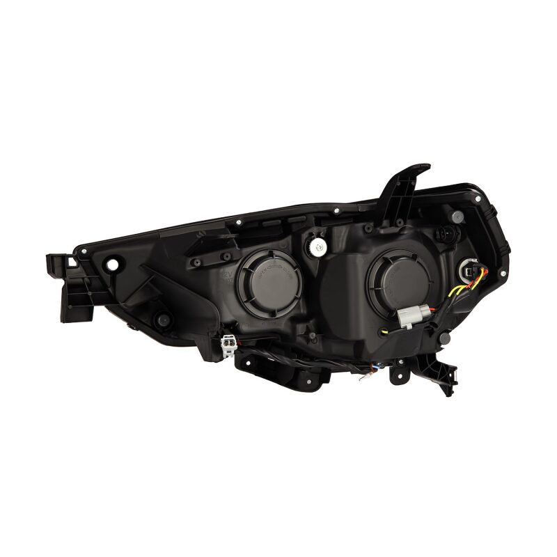 AlphaRex PRO-Series LED Projector Headlights for 2014-2016 Toyota 4Runner, Alpha-Black with Sequential Signal and DRL - ARX880850