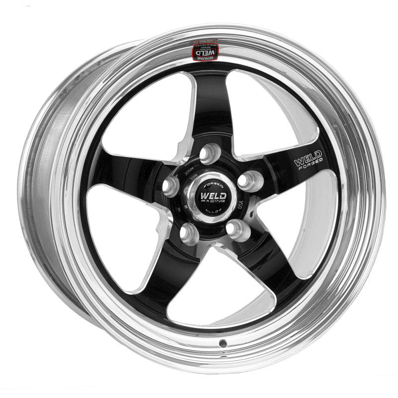 Weld S71 17x9 / 5x4.5 BP / 5.8in. BS Black Wheel (Medium Pad) - Non-Beadlock